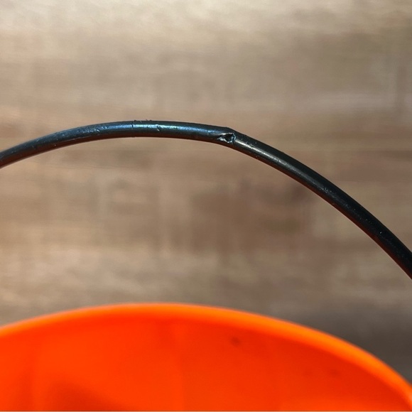 Halloween Blow Mold Norfolk General Foam Pumpkin Jack O Lantern Candy Bucket - Picture 6 of 6